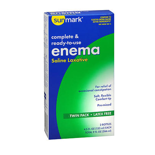 Buy Sunmark Complete & Ready-To-Use Enema Saline Laxative 2 Each By ...