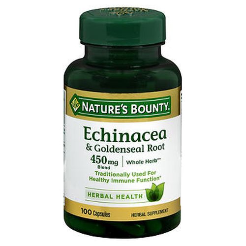 Buy Nature's Bounty Echinacea & Goldenseal Root Capsules 100 Caps By ...